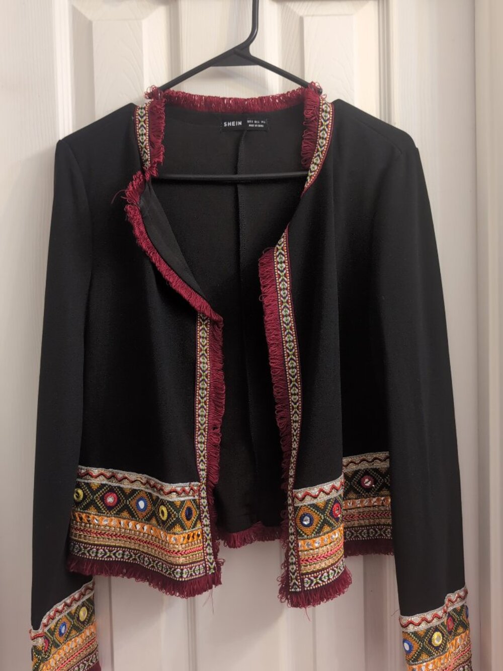 Black designed top